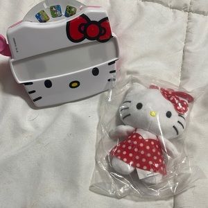 Hello Kitty viewfinder w/reel & plush dangler